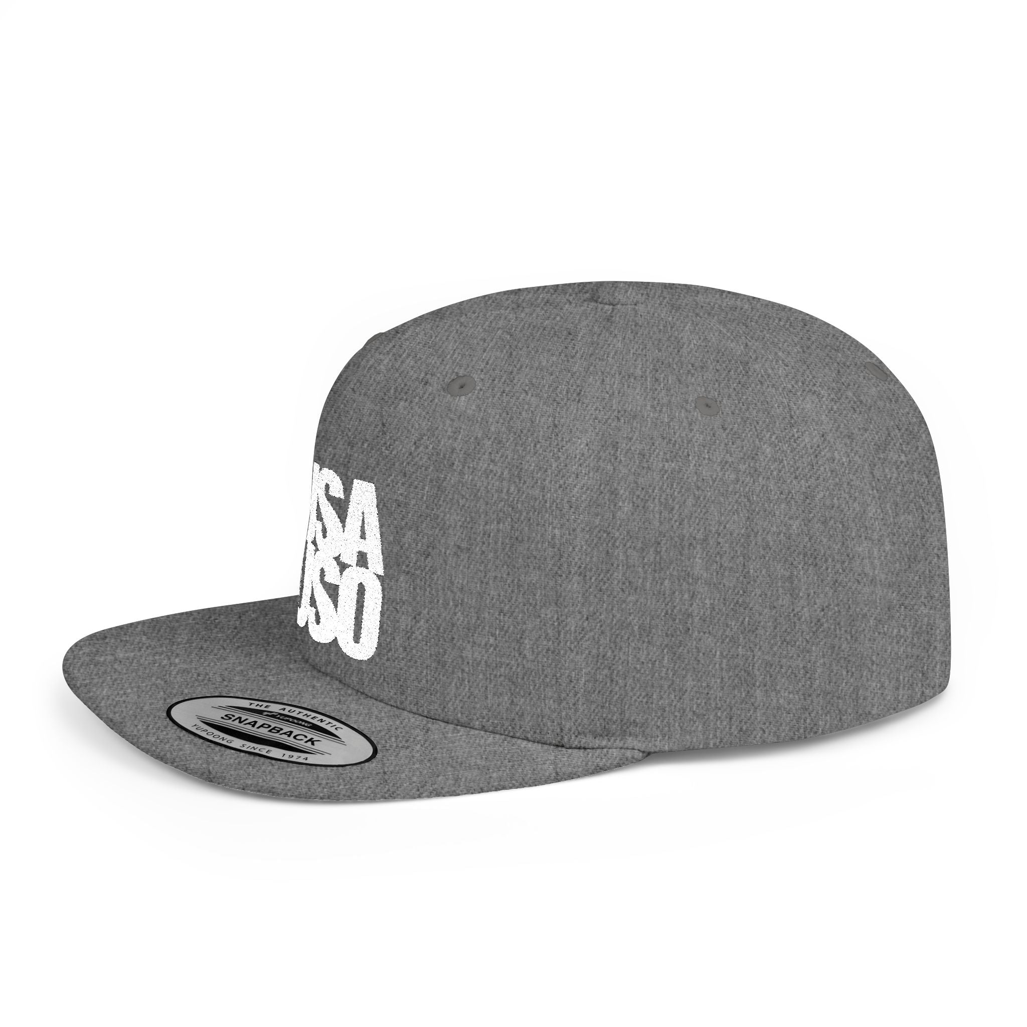 Fulfill Engine white embroidery flat bill snapback hat with USA USO design, adjustable one size, black cap, casual style