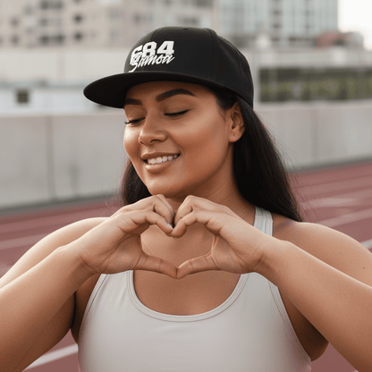 Flat Bill Snapback Hat - 684 Samoa - White Embroidery - AU/NZ/USA - The Koko Samoa