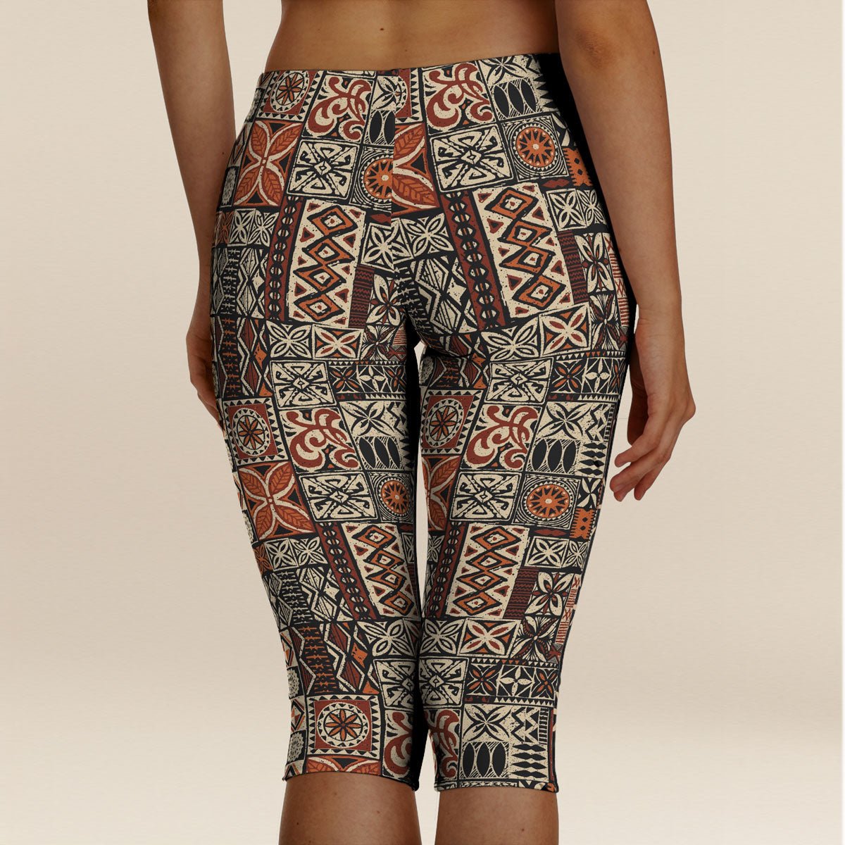 Women's Capri Leggings - Elei - AU/NZ/USA - The Koko Samoa