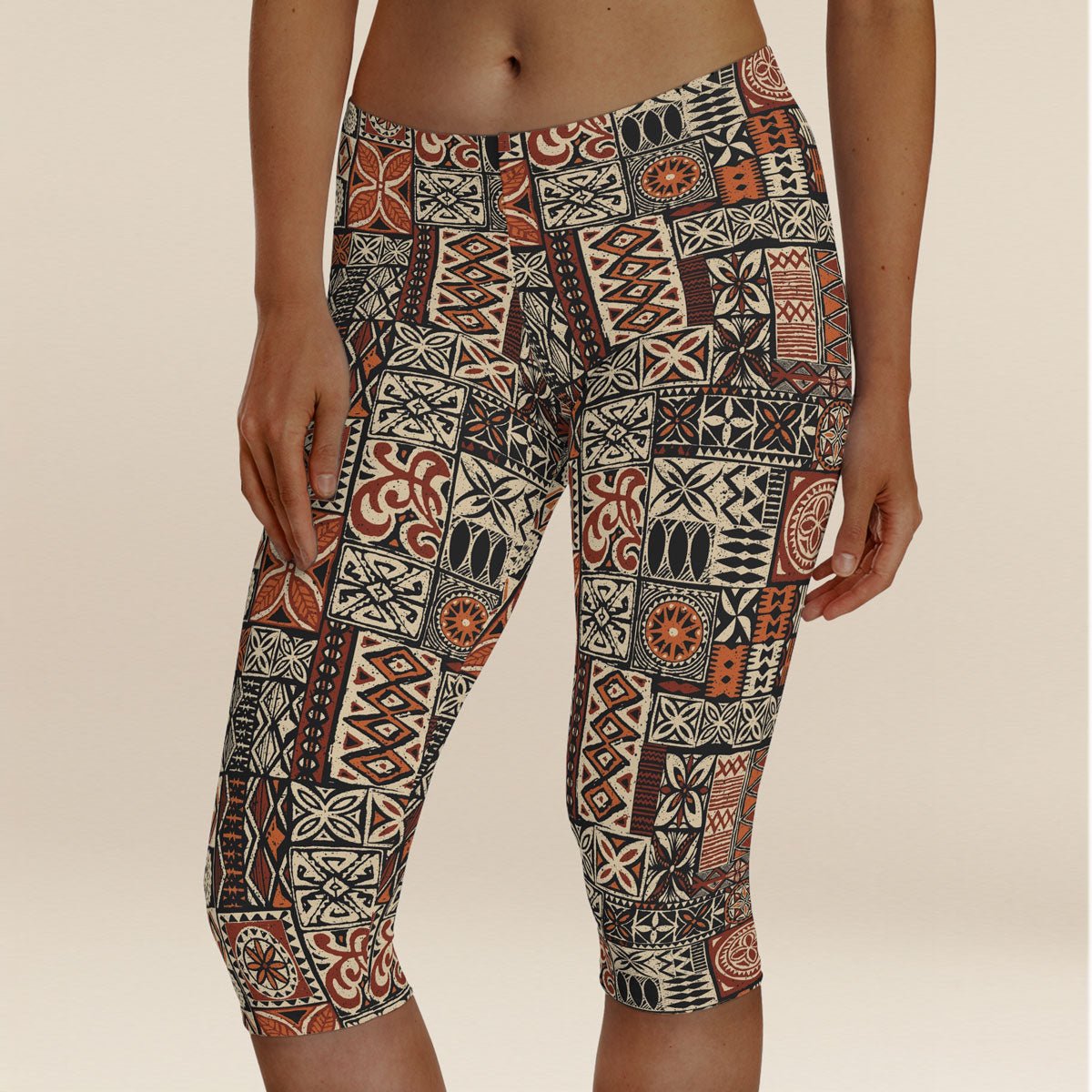 Women's Capri Leggings - Elei - AU/NZ/USA - The Koko Samoa