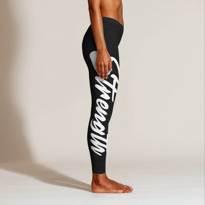 PasifikaOne Mid - Rise Leggings - Nesian Strength - AU/NZ/USA - The Koko Samoa