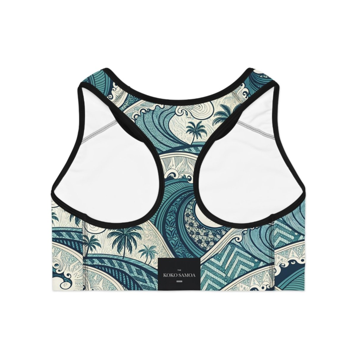 Islandflex Seamless Sports Bra - Blue Waves - AU/NZ/USA - The Koko Samoa