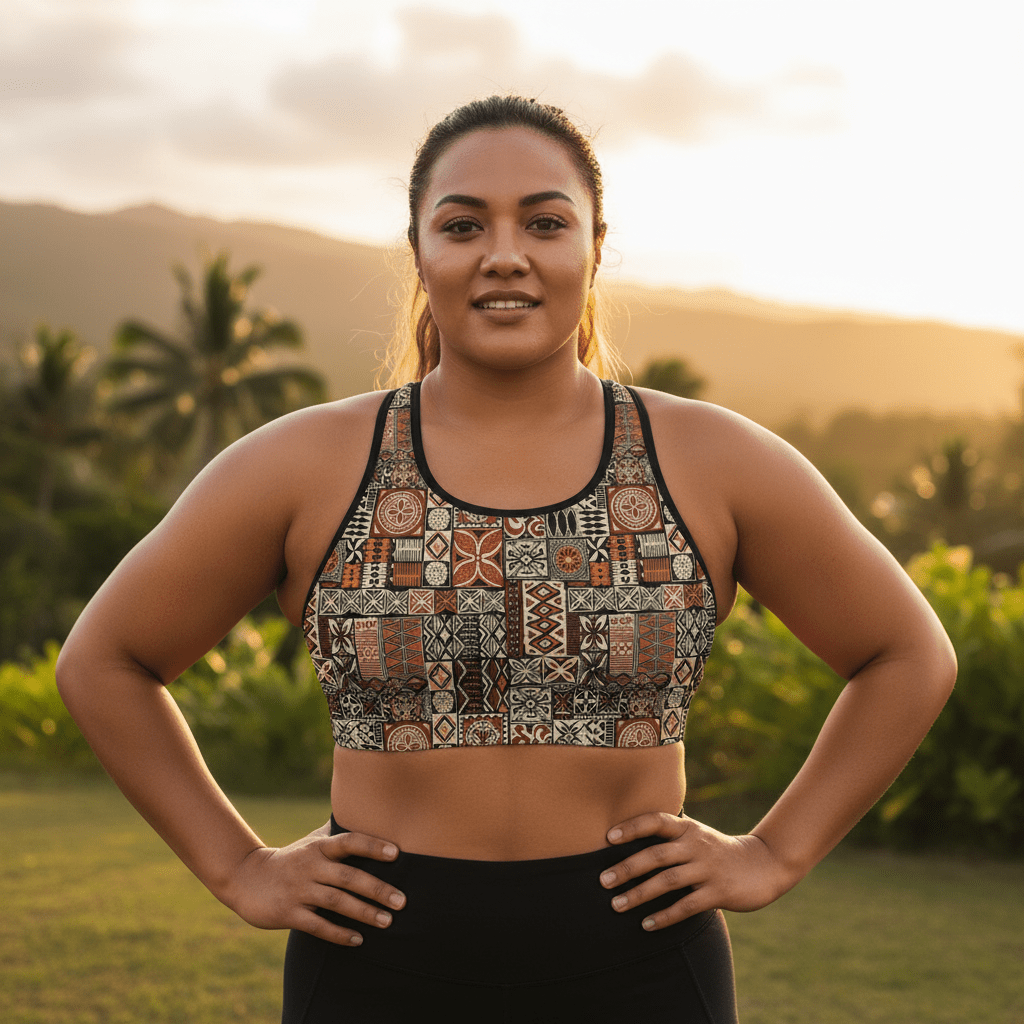 Seamless Sports Bra - Elei - AU/NZ/USA - The Koko Samoa
