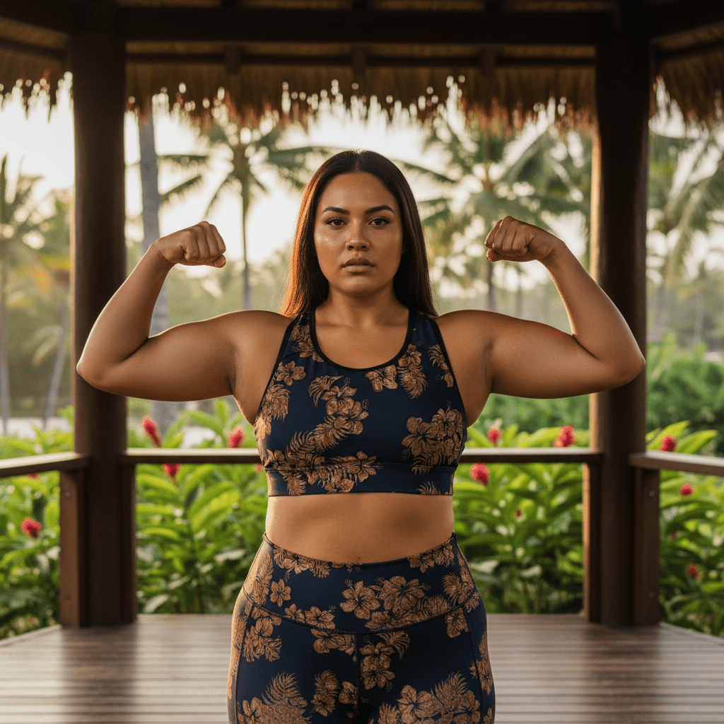 Seamless Sports Bra - Fagaloa - AU/NZ/USA - The Koko Samoa