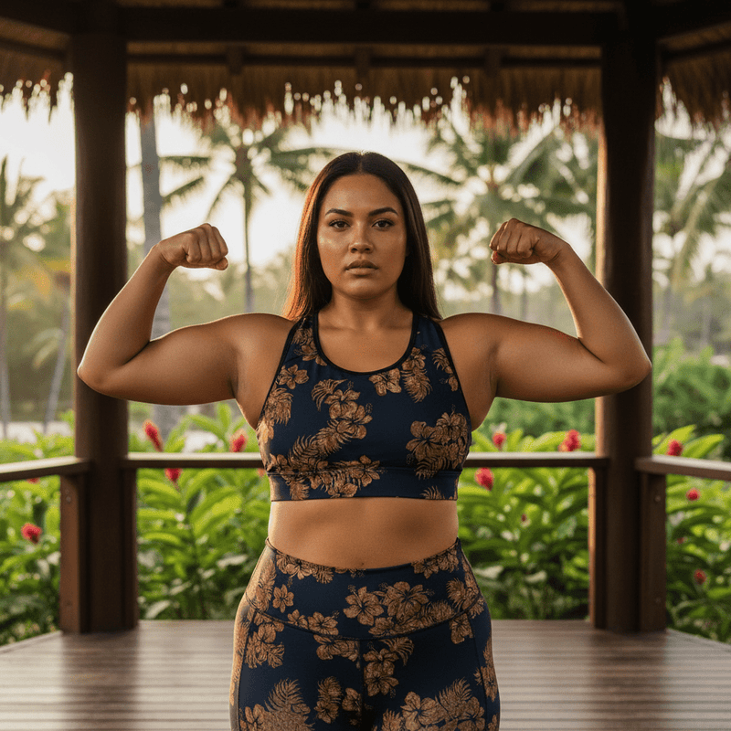 Seamless Sports Bra - Fagaloa - AU/NZ/USA - The Koko Samoa