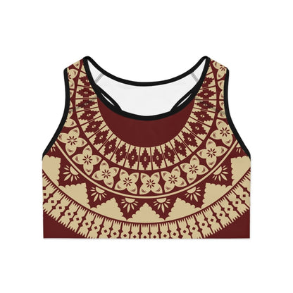 PasifikaOne Seamless Sports Bra - Fiji Red - AU/NZ/USA - The Koko Samoa