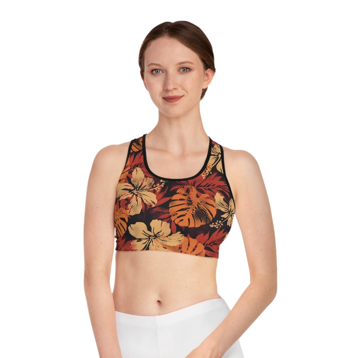 Seamless Sports Bra - Lalomanu Ember - AU/NZ/USA - The Koko Samoa