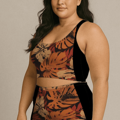 Islandflex Seamless Sports Bra - Lalomanu Ember - AU/NZ/USA - The Koko Samoa