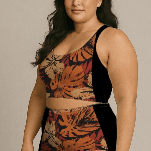 Islandflex Seamless Sports Bra - Lalomanu Ember - AU/NZ/USA - The Koko Samoa