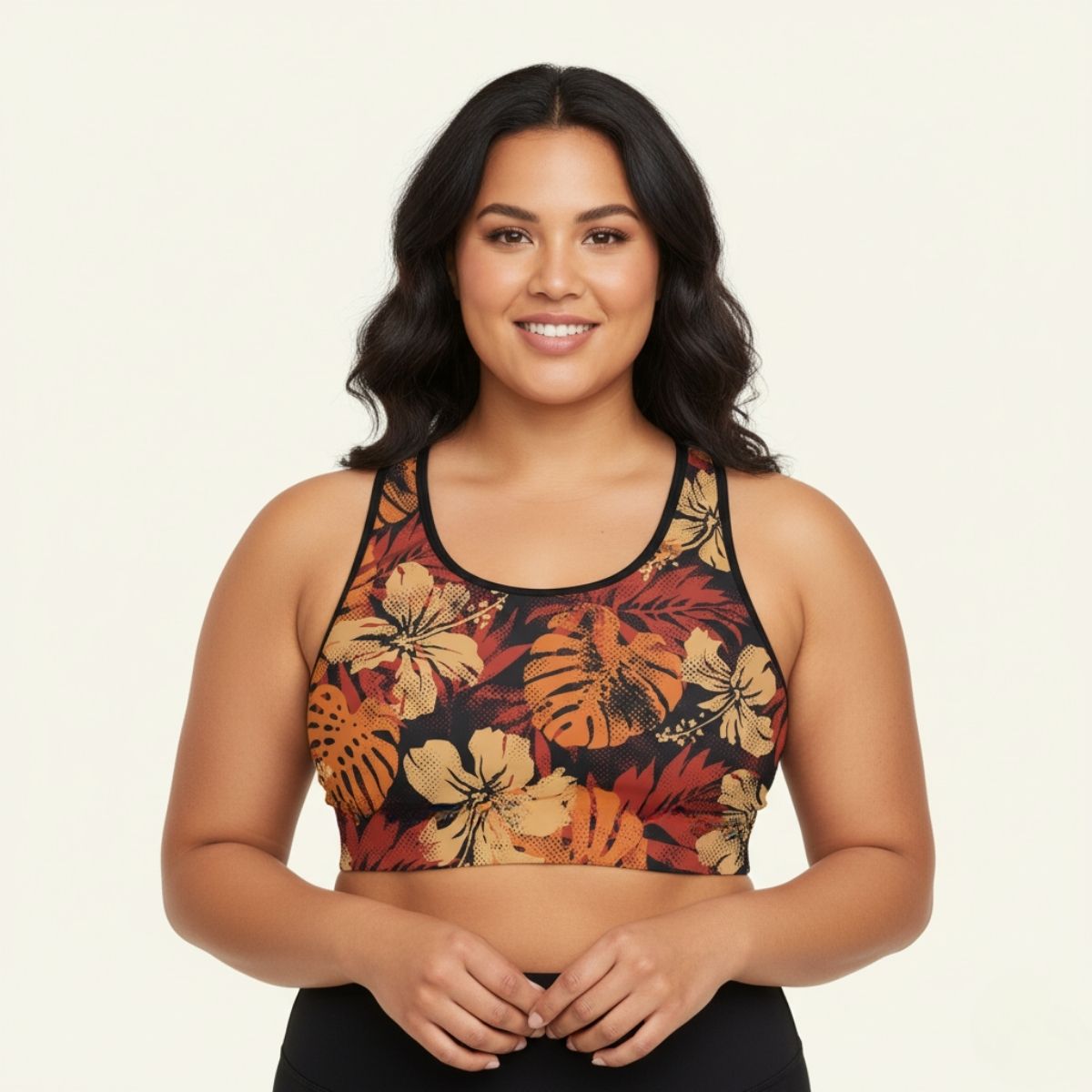 Seamless Sports Bra - Lalomanu Ember - AU/NZ/USA