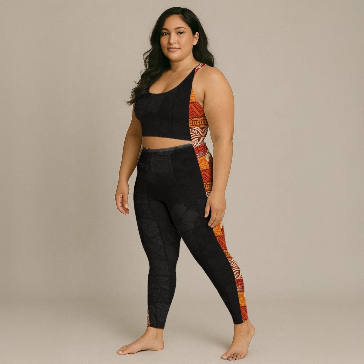 Seamless Sports Bra - Sataoa Sunrise - AU/NZ/USA - The Koko Samoa