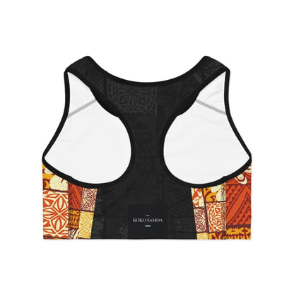 Seamless Sports Bra - Sataoa Sunrise - AU/NZ/USA - The Koko Samoa