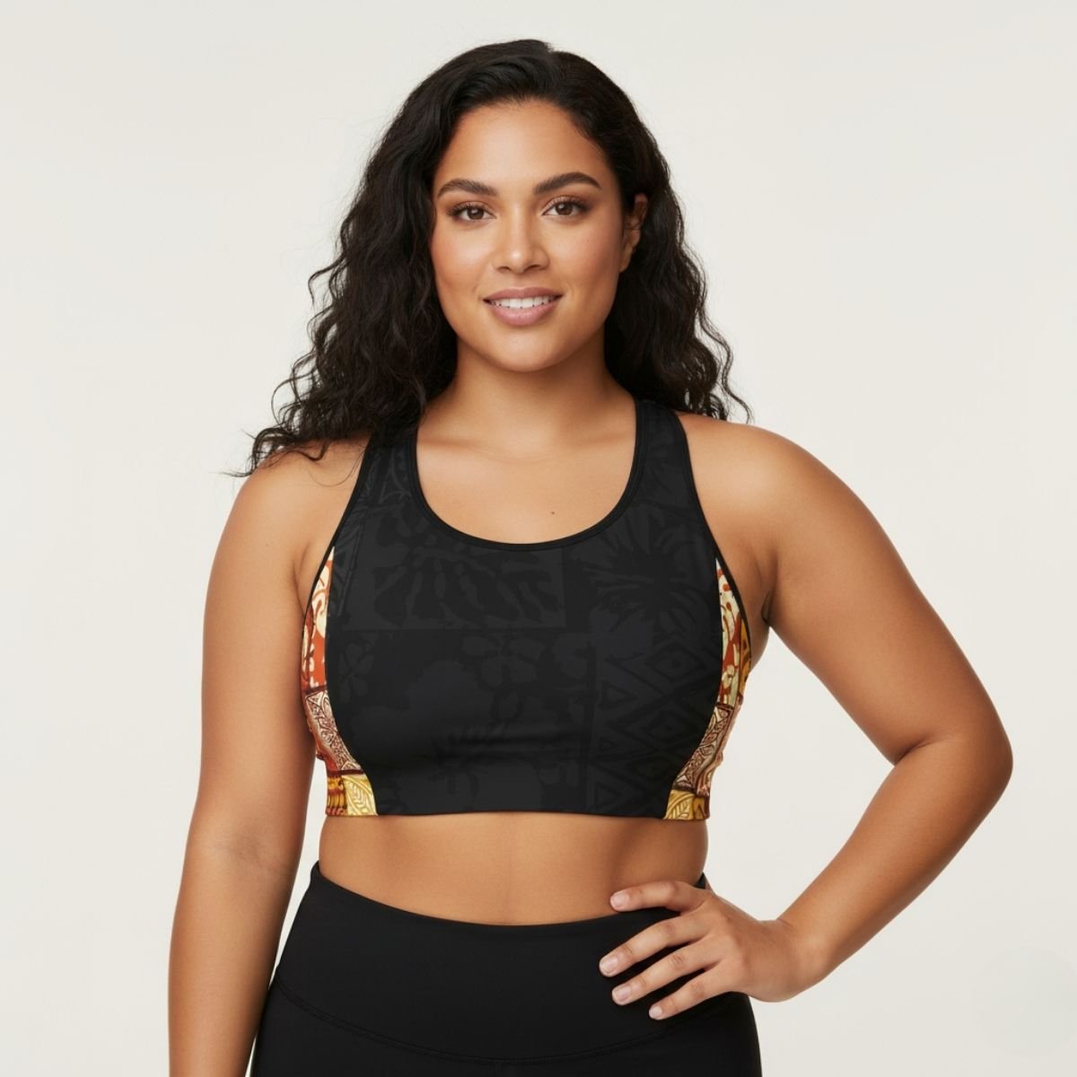 Seamless Sports Bra - Sataoa Sunrise - AU/NZ/USA