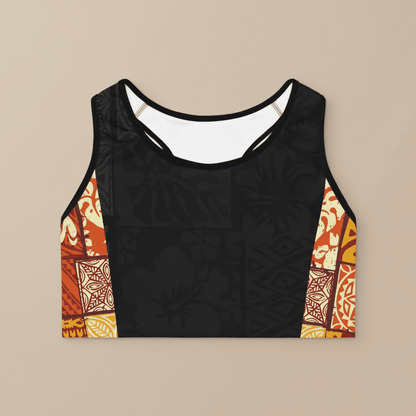 Seamless Sports Bra - Sataoa Sunrise - AU/NZ/USA - The Koko Samoa