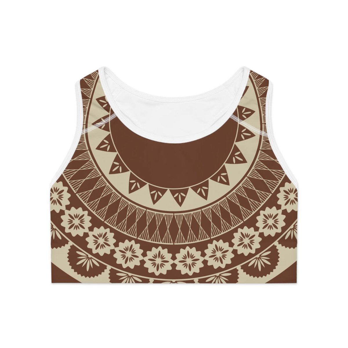 PasifikaOne Seamless Sports Bra - Fiji Brown - AU/NZ/USA - The Koko Samoa