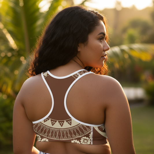 Seamless Sports Bra - Fiji Brown - AU/NZ/USA