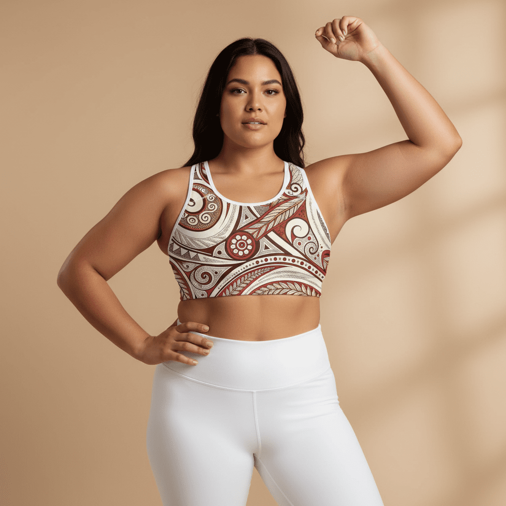 Seamless Sports Bra - Firecrest - AU/NZ/USA - The Koko Samoa