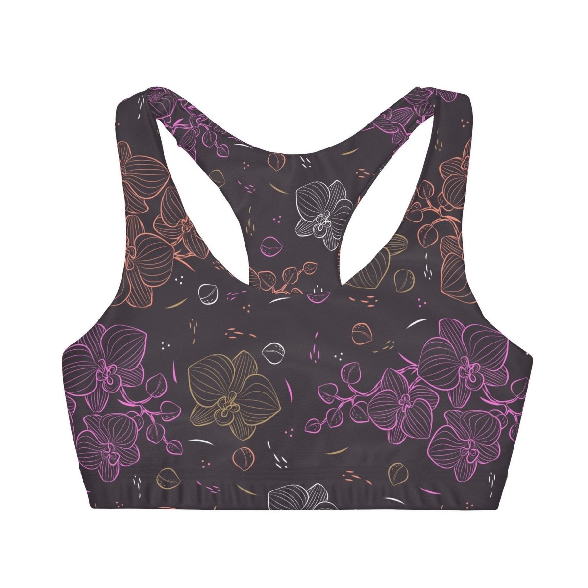 Girls' Double Lined Seamless Sports Bra - Power Petals - AU/NZ/USA - The Koko Samoa