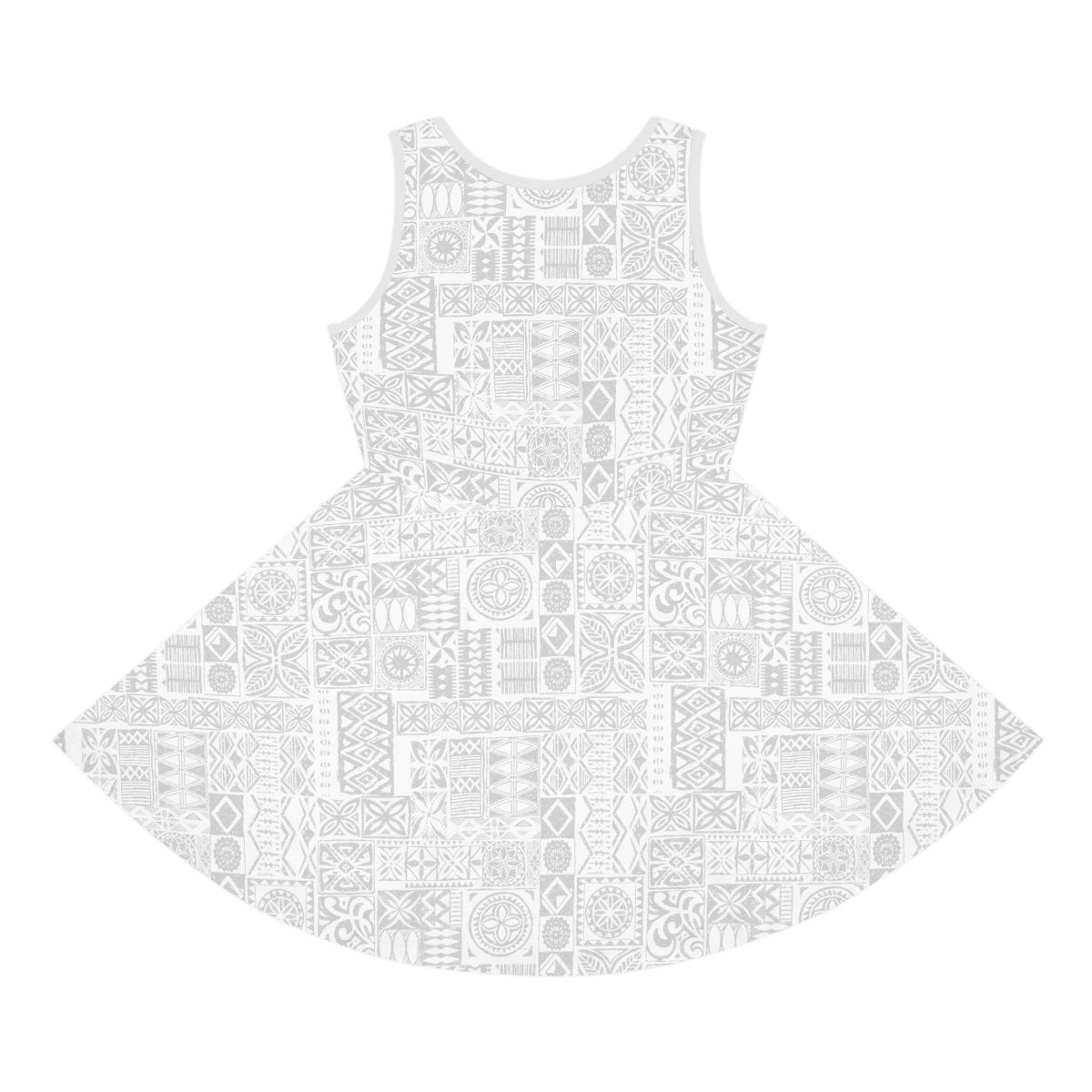 Girls' Sundress - White Sunday - The Koko Samoa