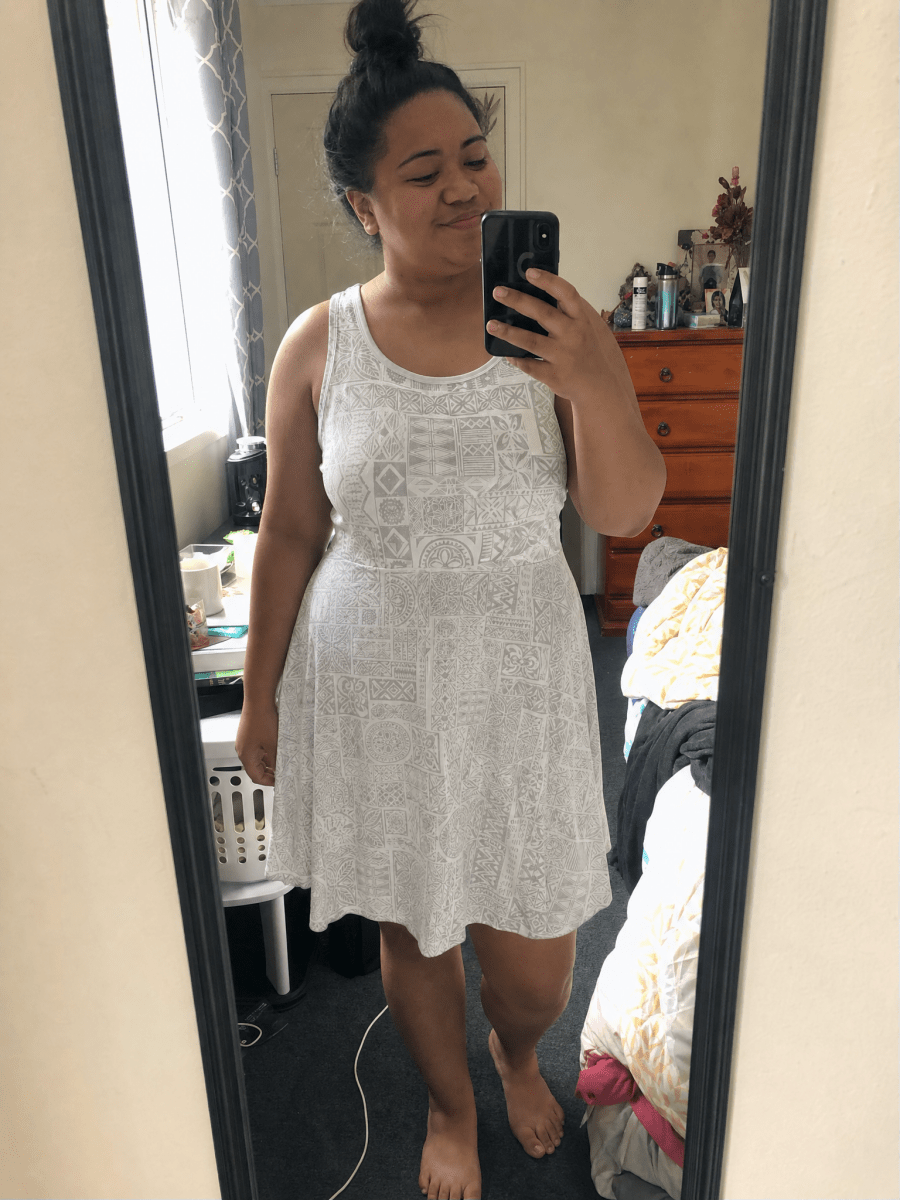 Girls' Sundress - White Sunday - The Koko Samoa