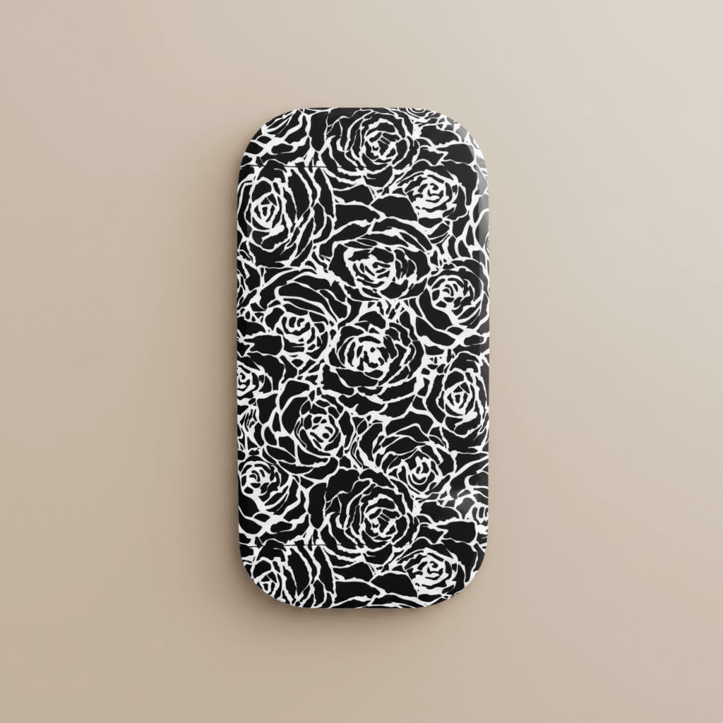 WOYC Faleasiu phone grip stand featuring traditional Samoan design, versatile grip accessory for smartphones.