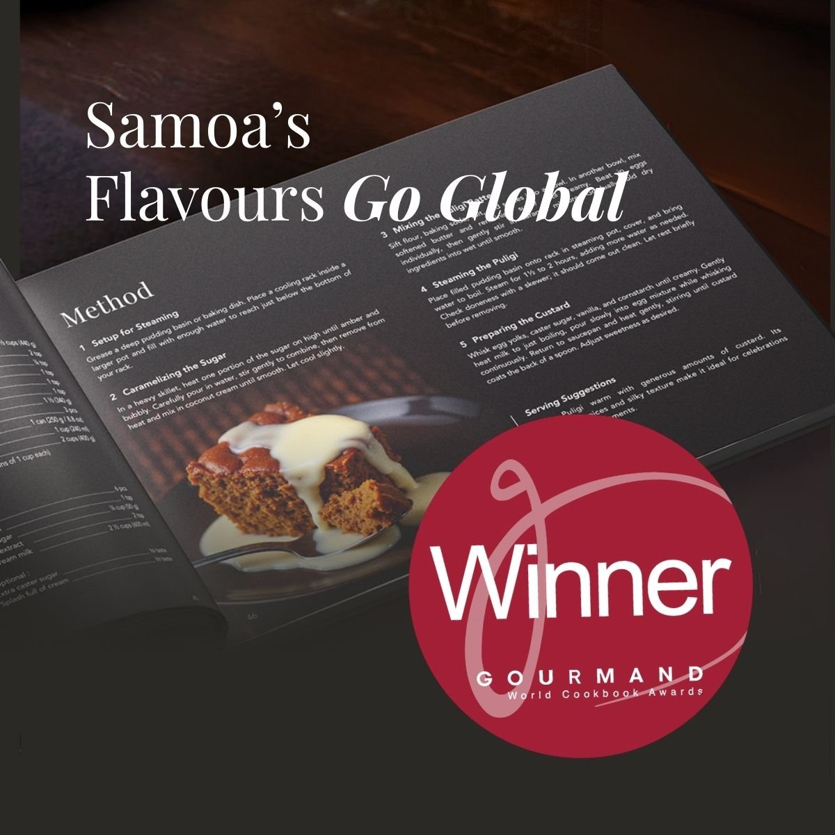 Hardcover A4 - Samoan Delights: 12 Samoan Recipes Cookbook - Vol 2 - AU/NZ/USA - The Koko Samoa