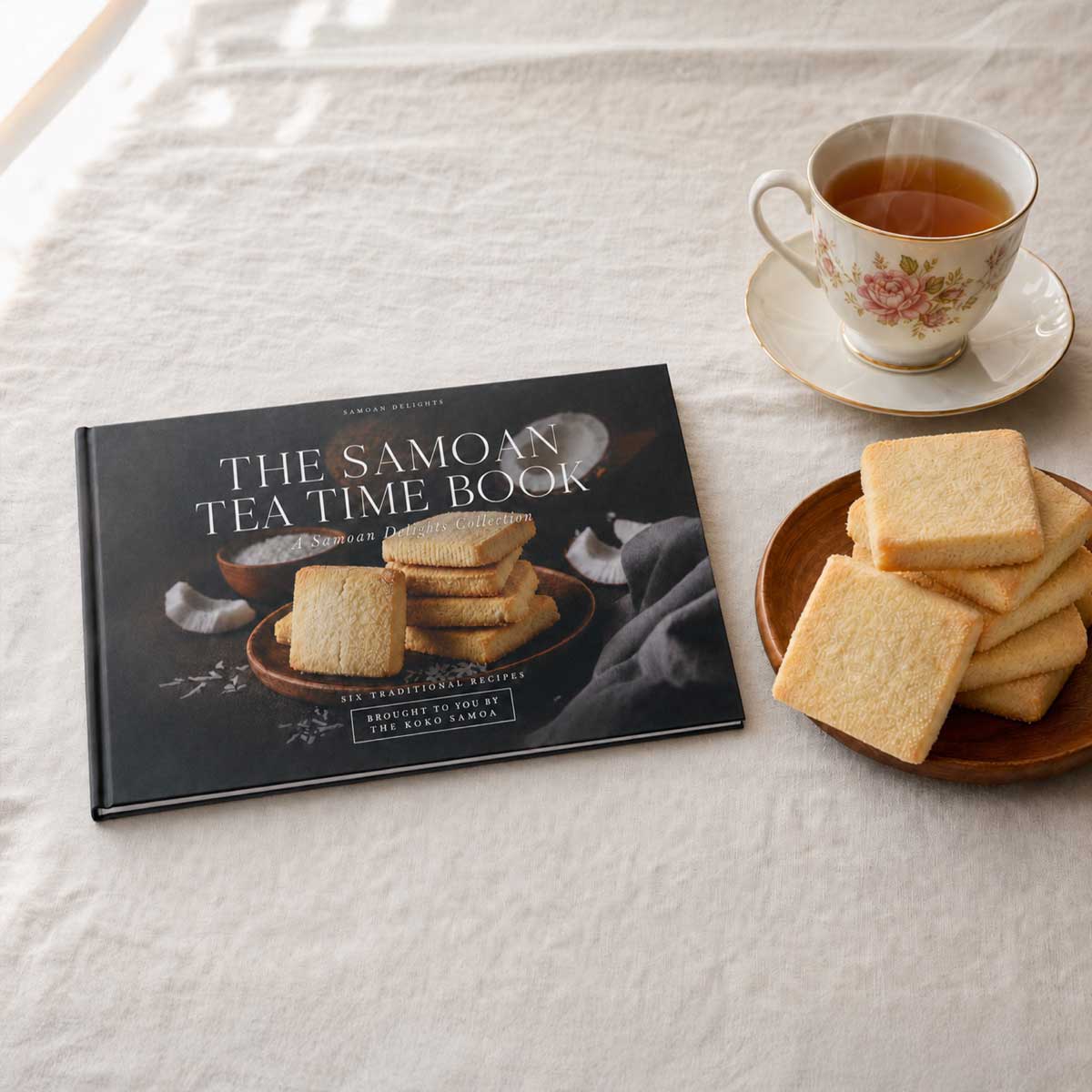 Hardcover Keepsake - The Samoan Tea Time Book: 6 Samoan Recipes - AU/NZ/USA