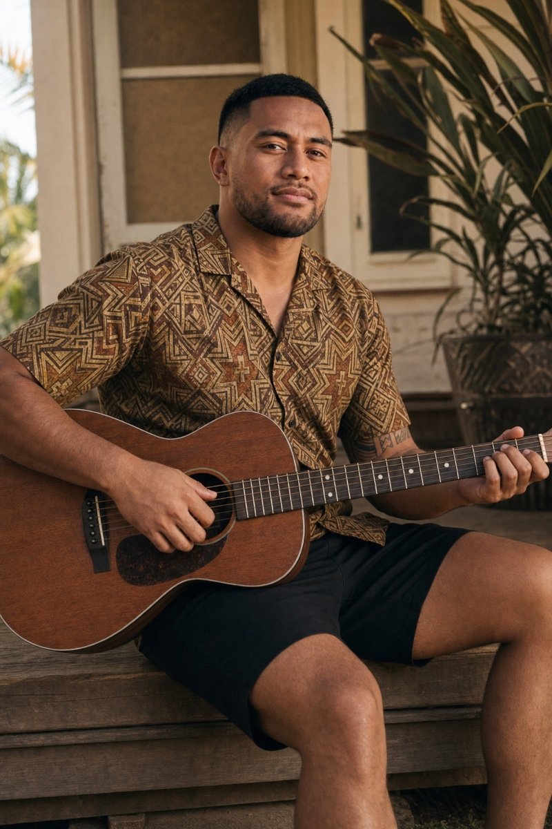 Hawaiian Camp Shirt - Earthline - AU/NZ/USA - The Koko Samoa