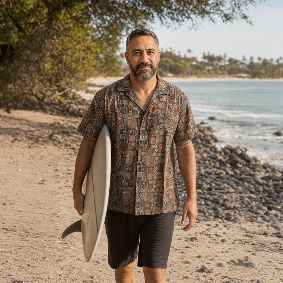 Hawaiian Camp Shirt - Elei - AU/NZ/USA - The Koko Samoa