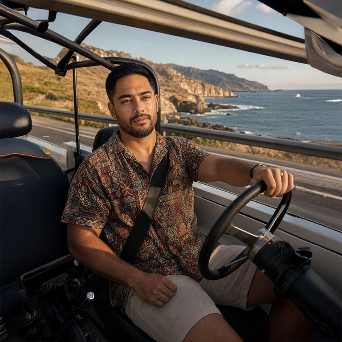 Hawaiian Camp Shirt - Elei - AU/NZ/USA - The Koko Samoa
