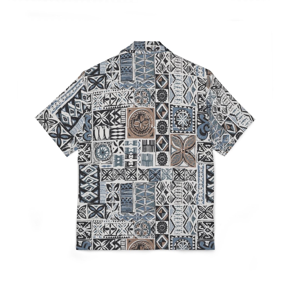 Hawaiian Camp Shirt - Elei Steel - AU/NZ/USA - The Koko Samoa