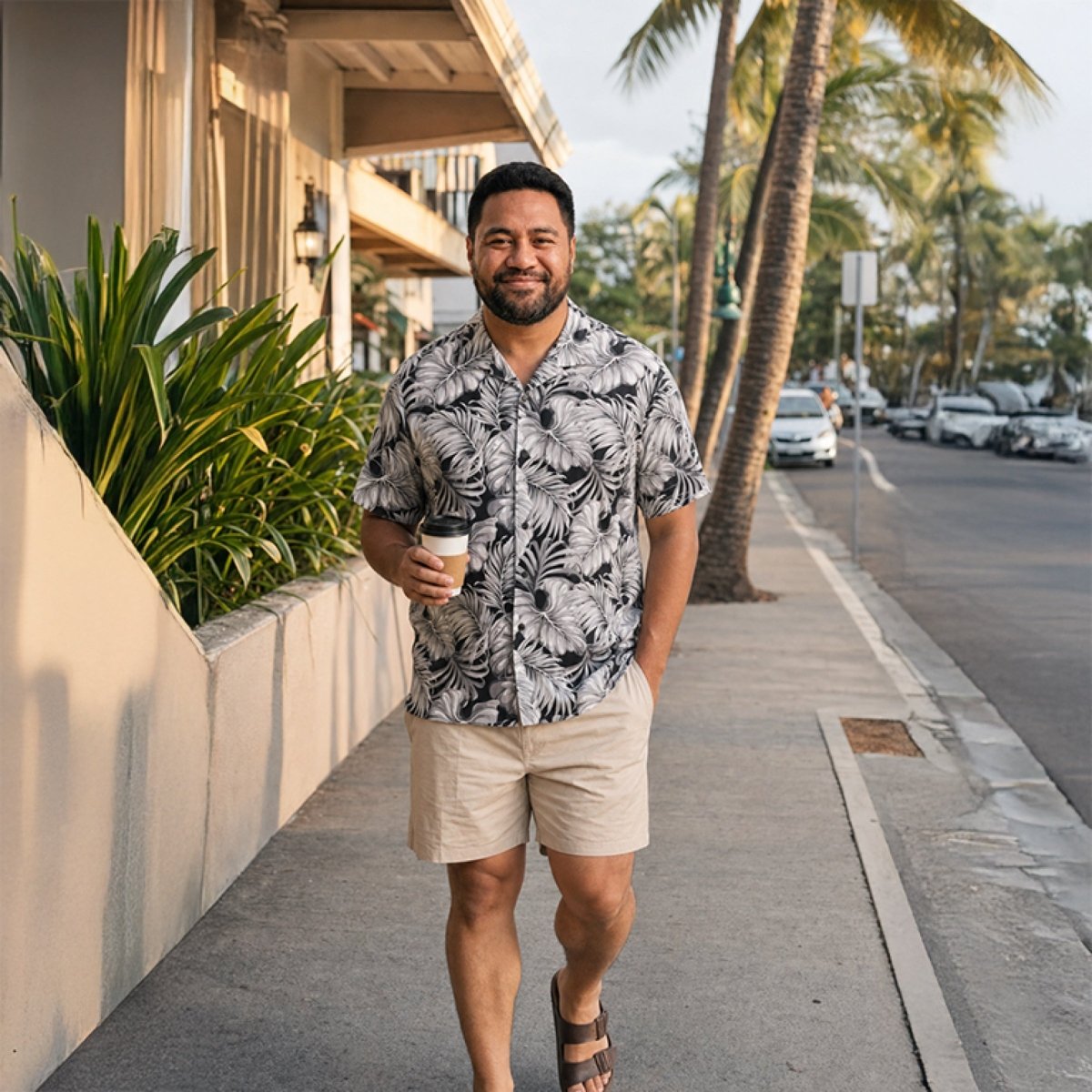Hawaiian Camp Shirt - Falealili Shades - AU/NZ/USA - The Koko Samoa