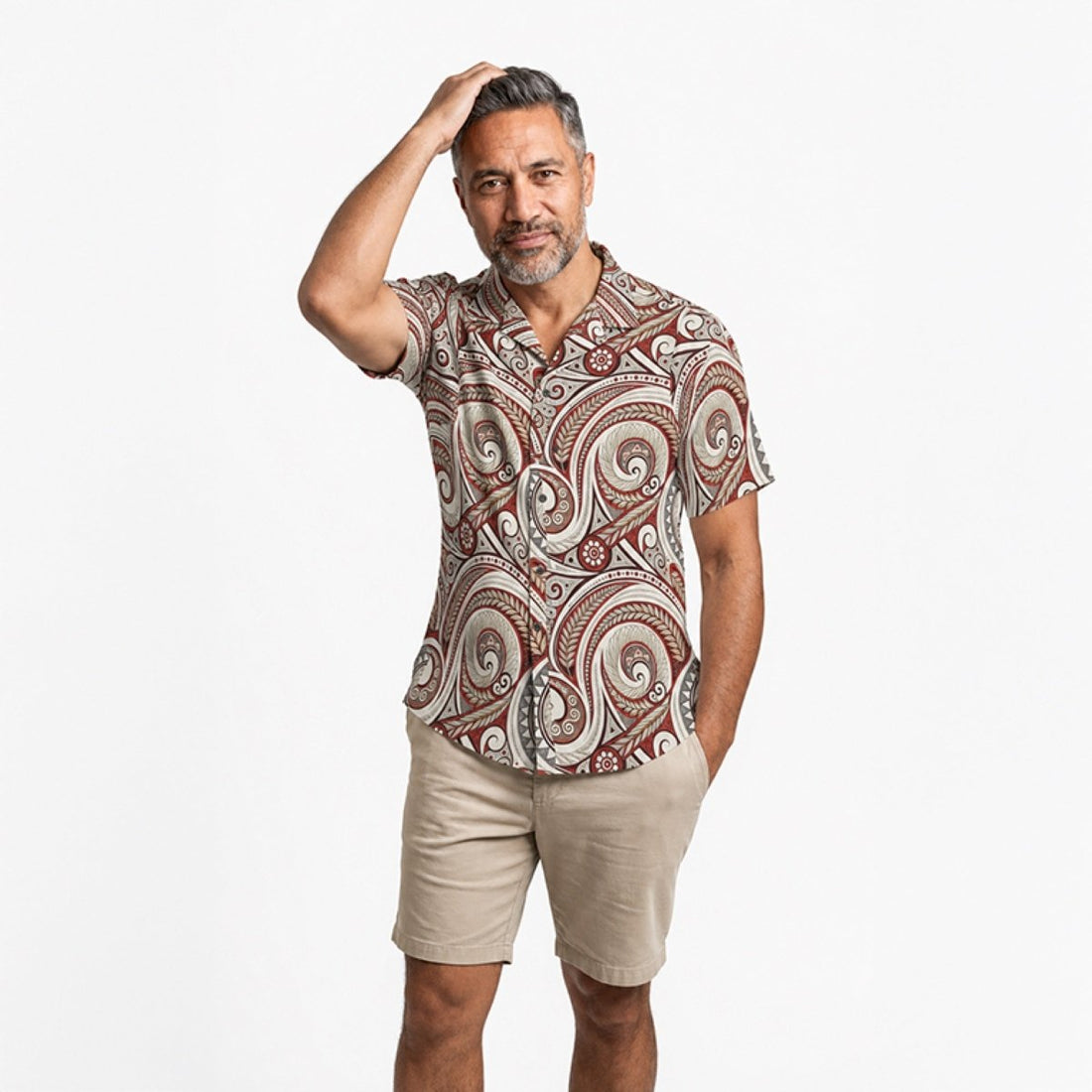 Hawaiian Camp Shirt - Firecrest - AU/NZ/USA - The Koko Samoa