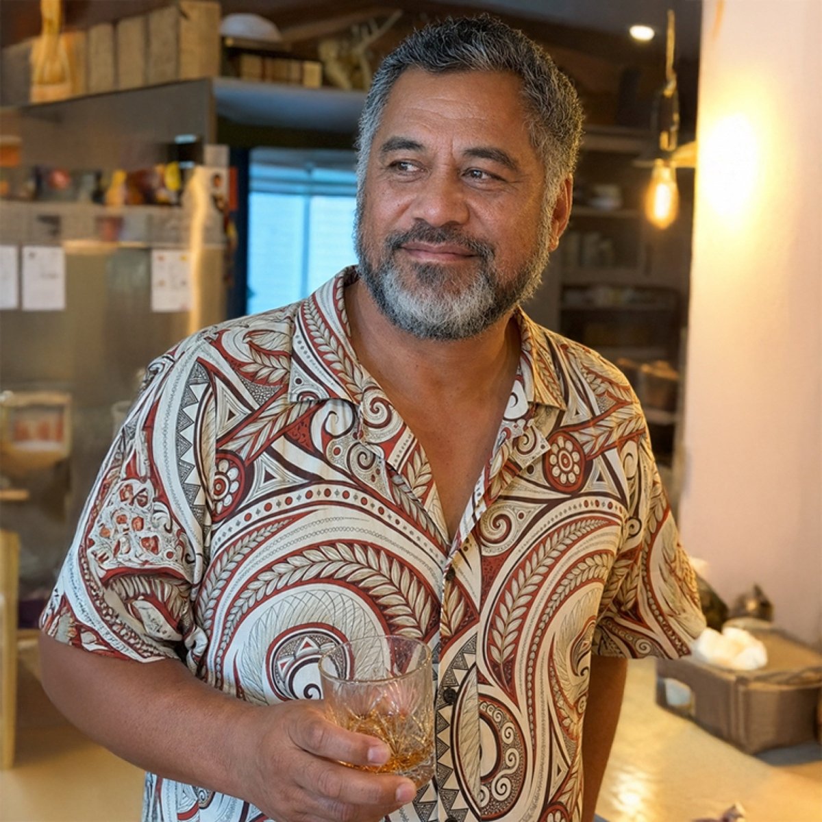 Hawaiian Camp Shirt - Firecrest - AU/NZ/USA - The Koko Samoa