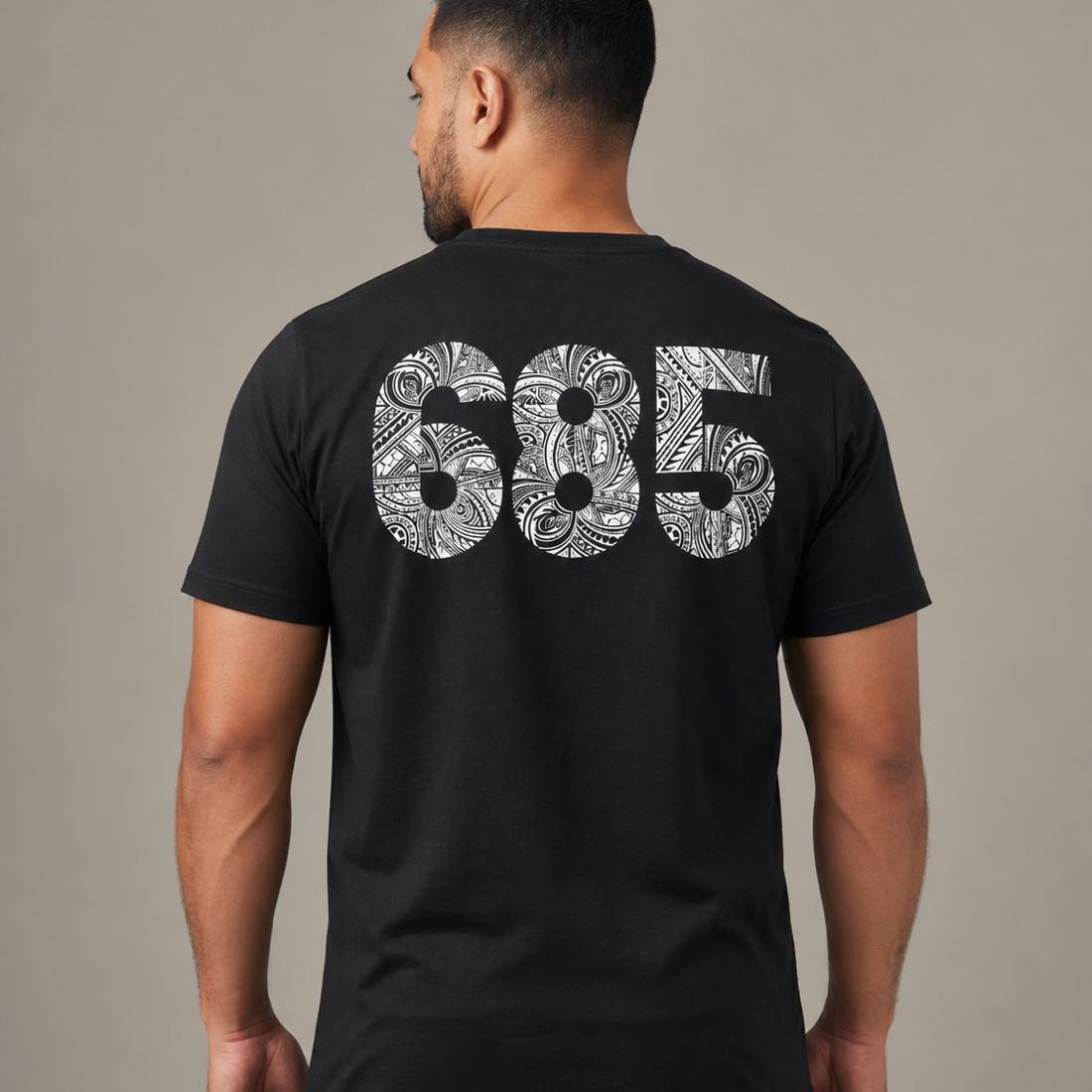 heavy unisex tee with the 685 print, The Koko Samoa