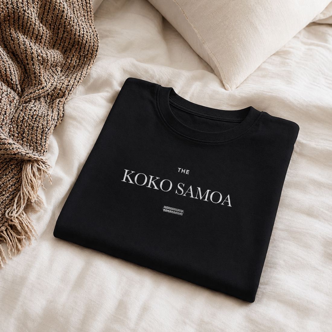 Unisex heavy cotton T-shirt by The Print Bar featuring The Brand Classic design, shown in a neutral color.