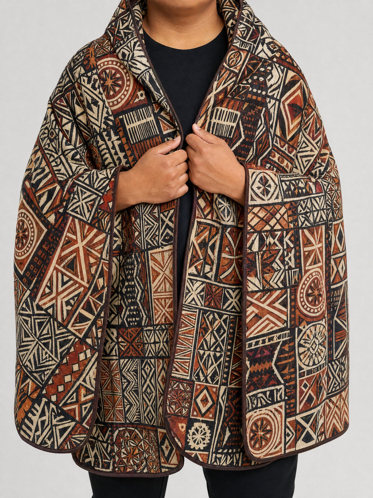 Hooded Blanket - Elei on a light grey studio background