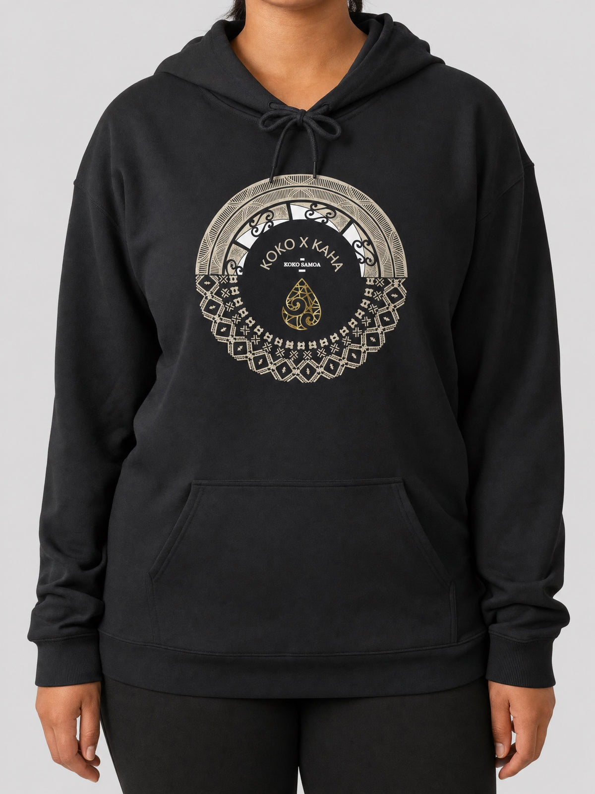 Island Hoodie™ – Aotearoa Samoa on a light grey studio background