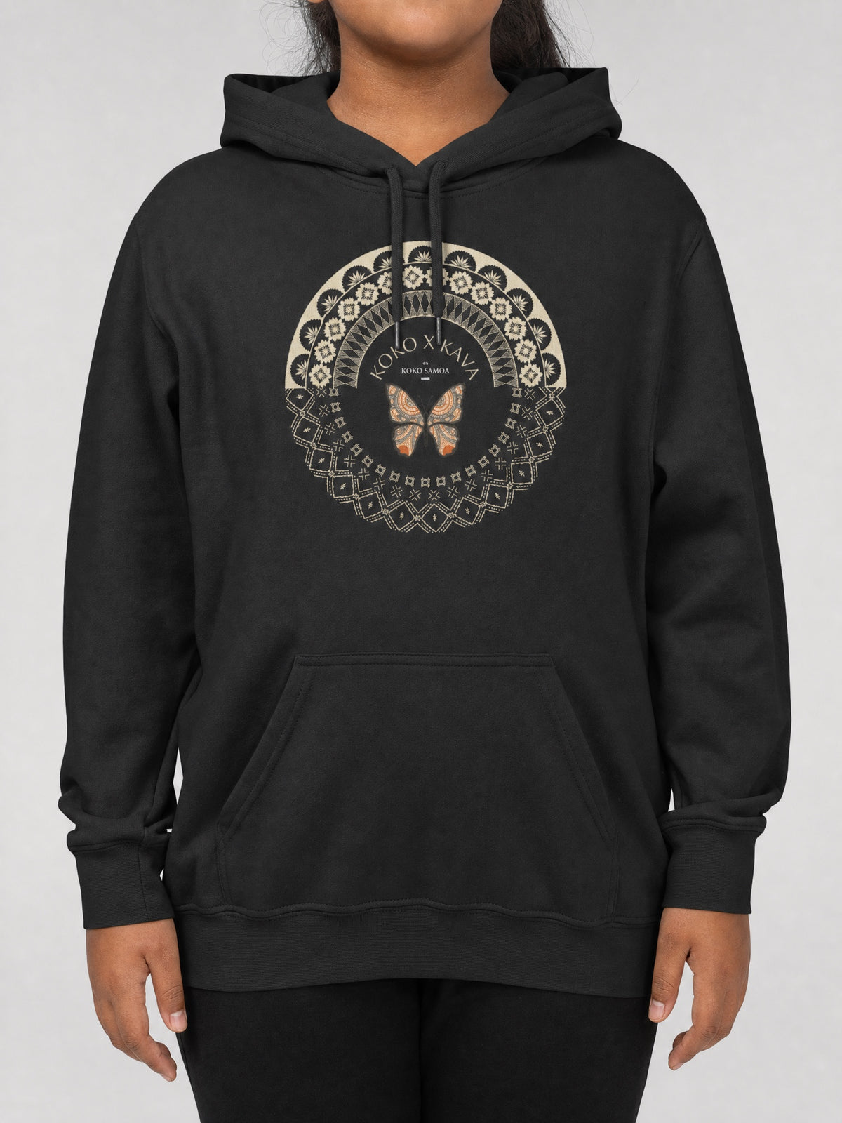 Youth Hoodie - PasifikaOne Fiji Samoa on a light grey studio background