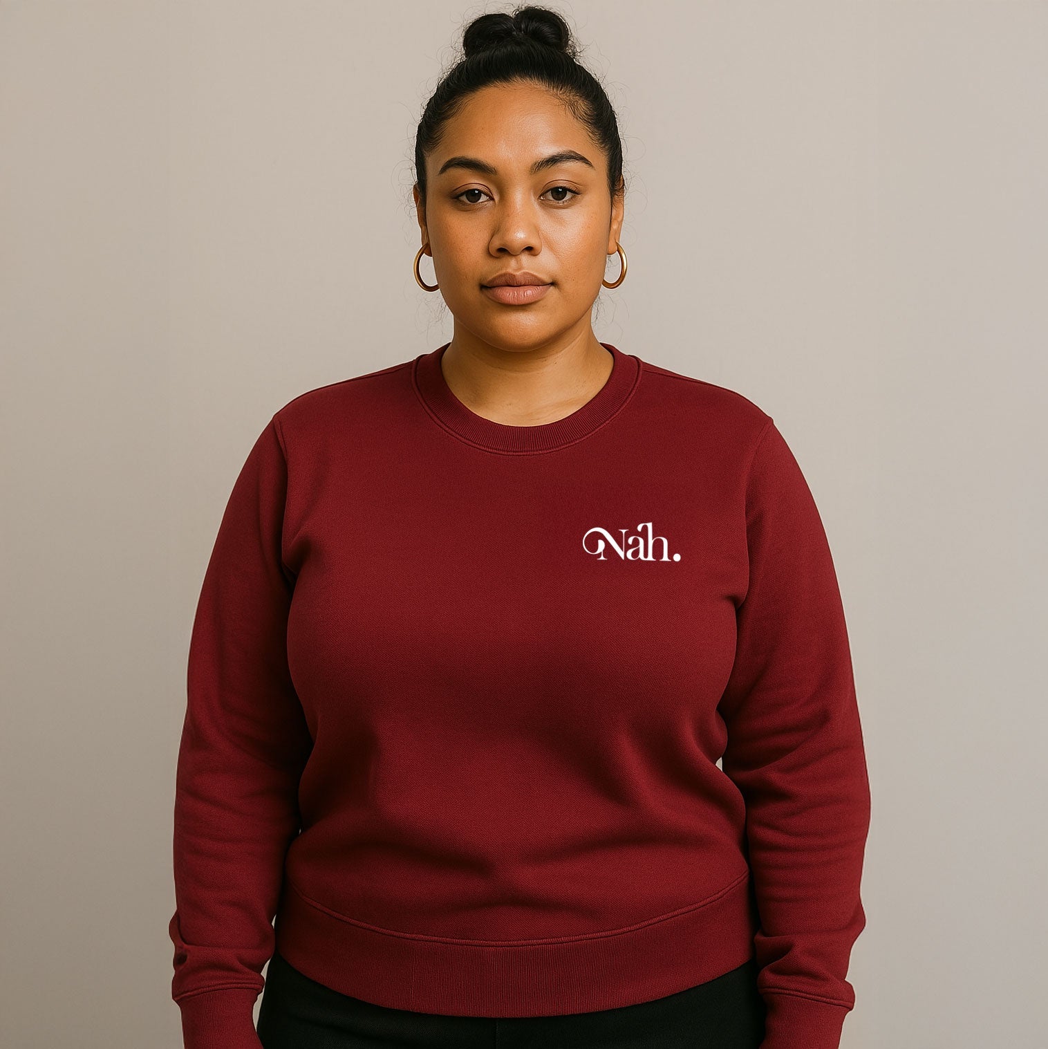 Black Inkblot Champion unisex sweatshirt featuring a comfortable fit, ideal for casual wear in AU, NZ, and USA.