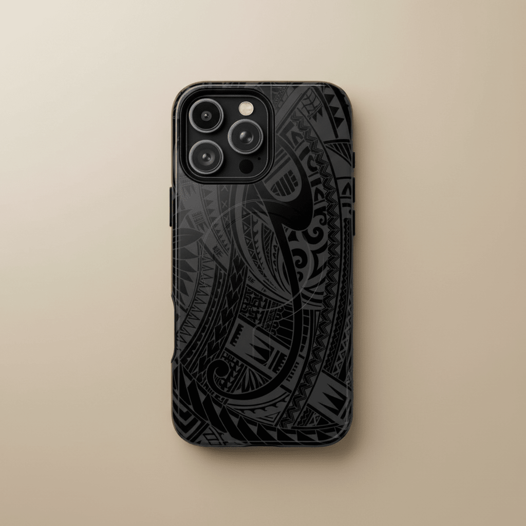 WOYC iPhone Tough MagSafe® Phone Case Warrior design, durable protective cover for iPhone, featuring bold warrior graphics.