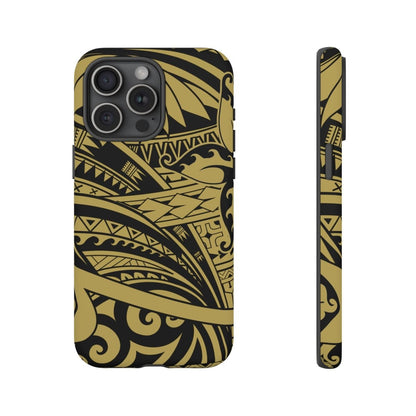 iPhone Tough Phone Case - Bloom Gold - AU/NZ/USA - The Koko Samoa