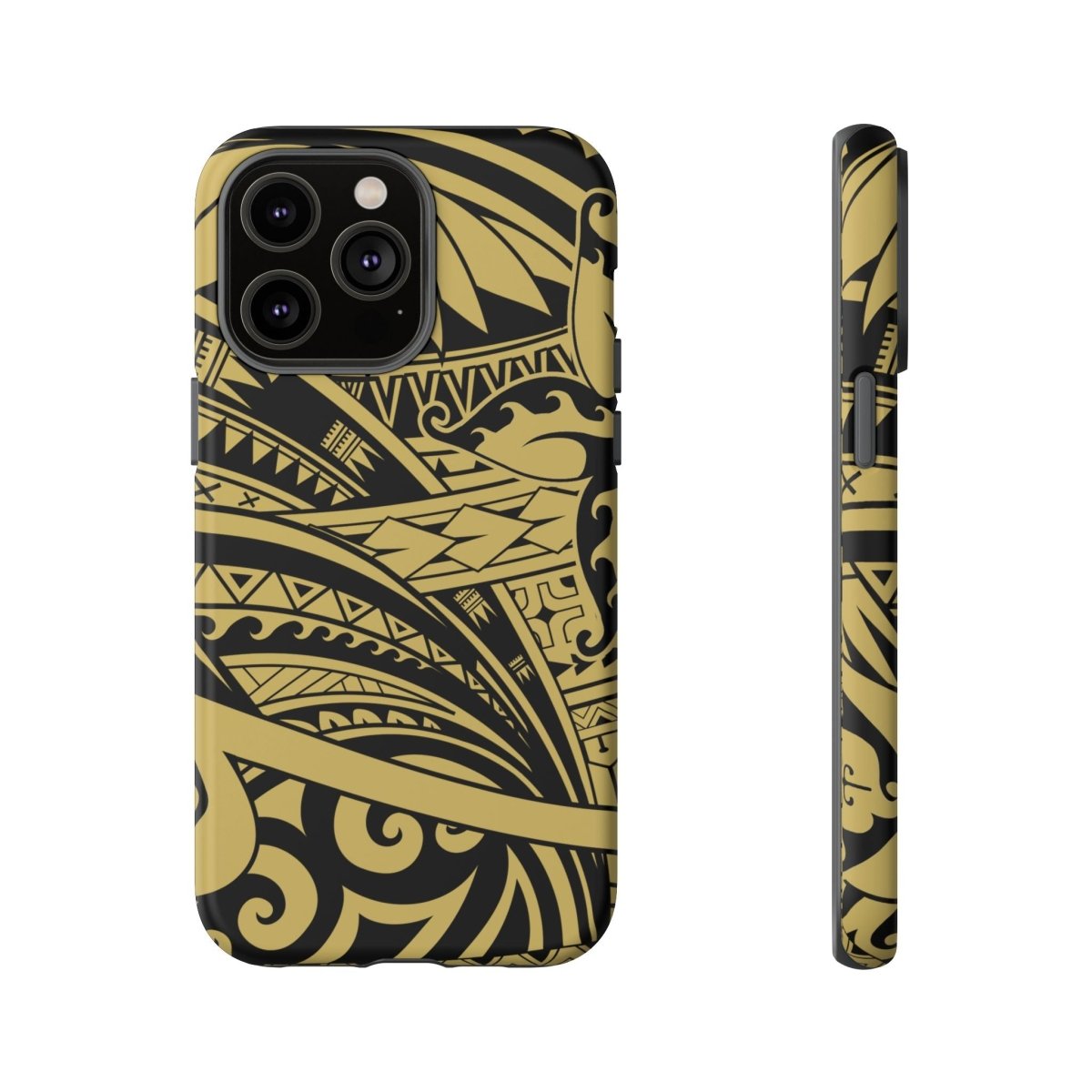 iPhone Tough Phone Case - Bloom Gold - AU/NZ/USA - The Koko Samoa