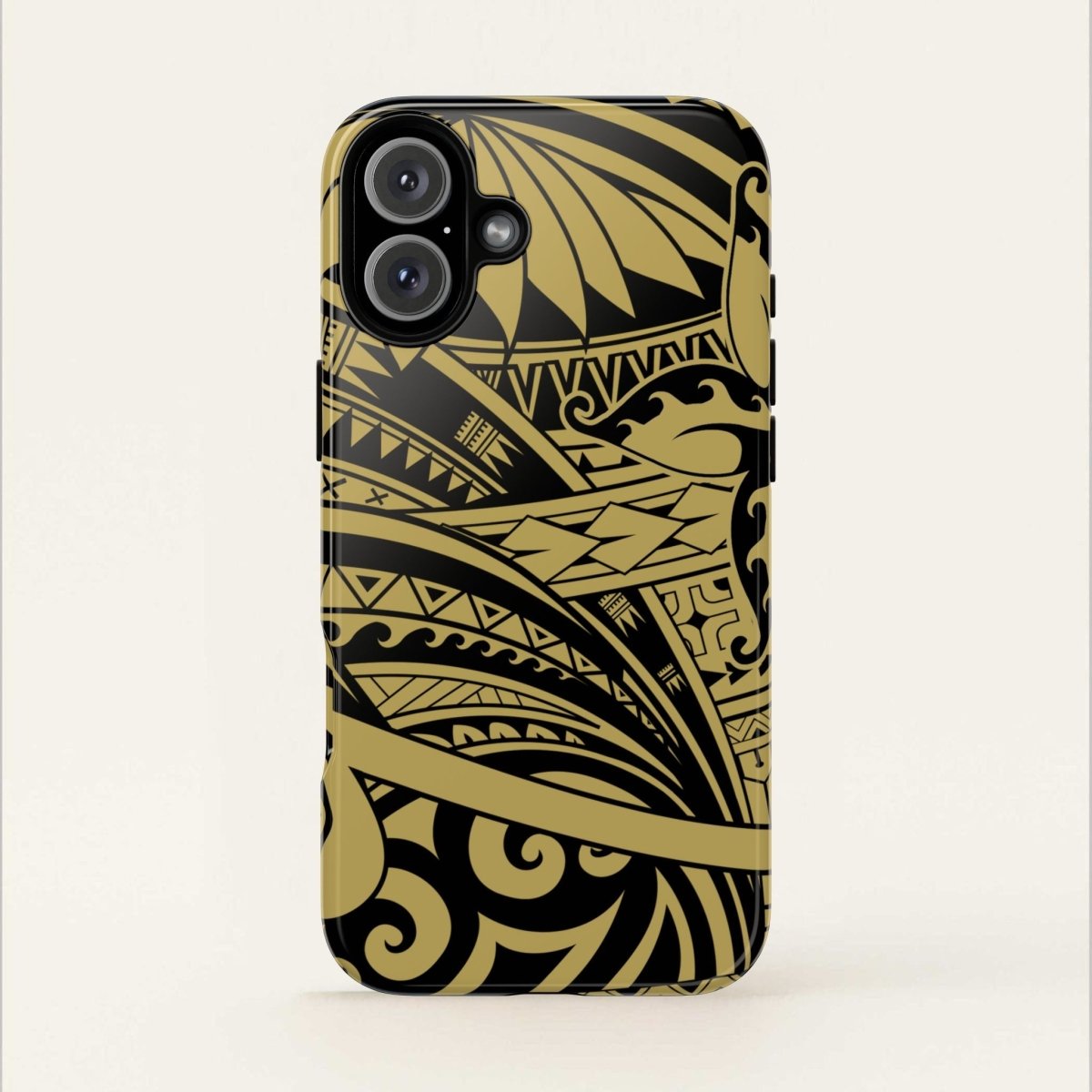 iPhone Tough Phone Case - Bloom Gold - AU/NZ/USA - The Koko Samoa