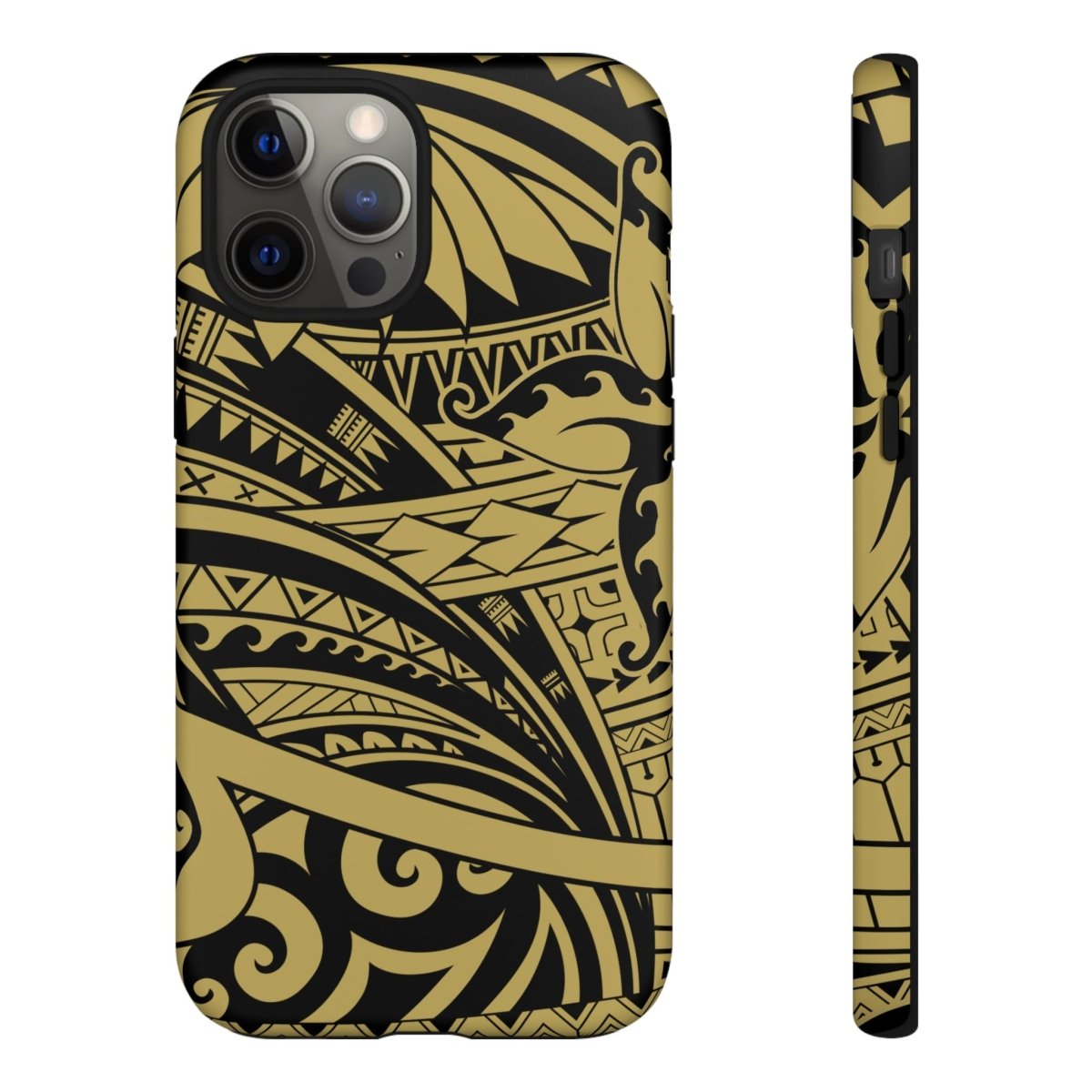 iPhone Tough Phone Case - Bloom Gold - AU/NZ/USA - The Koko Samoa