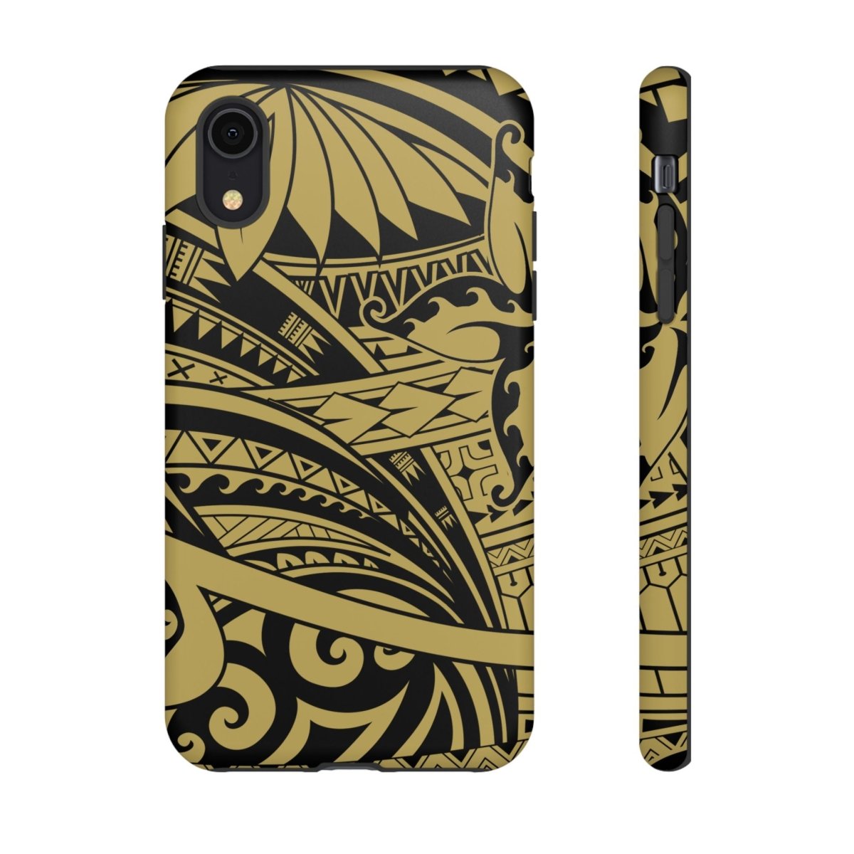 iPhone Tough Phone Case - Bloom Gold - AU/NZ/USA - The Koko Samoa