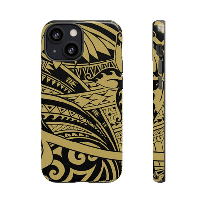 iPhone Tough Phone Case - Bloom Gold - AU/NZ/USA - The Koko Samoa