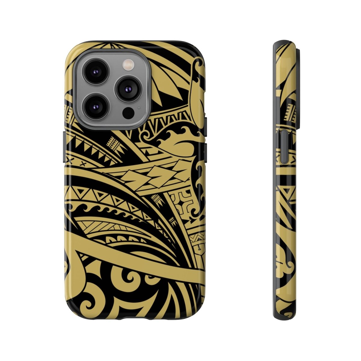iPhone Tough Phone Case - Bloom Gold - AU/NZ/USA - The Koko Samoa
