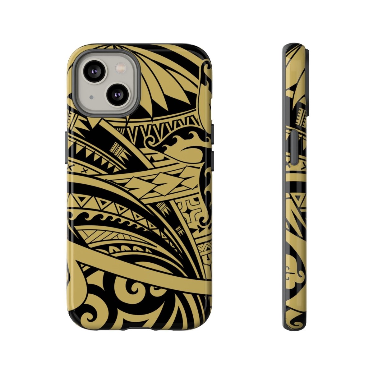 iPhone Tough Phone Case - Bloom Gold - AU/NZ/USA - The Koko Samoa
