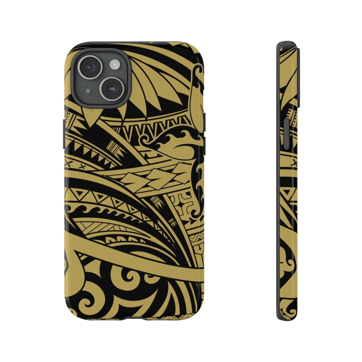 iPhone Tough Phone Case - Bloom Gold - AU/NZ/USA - The Koko Samoa